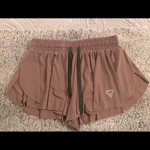 Purple Keiki Kona 2-in-1 Flowy Fitness Shorts